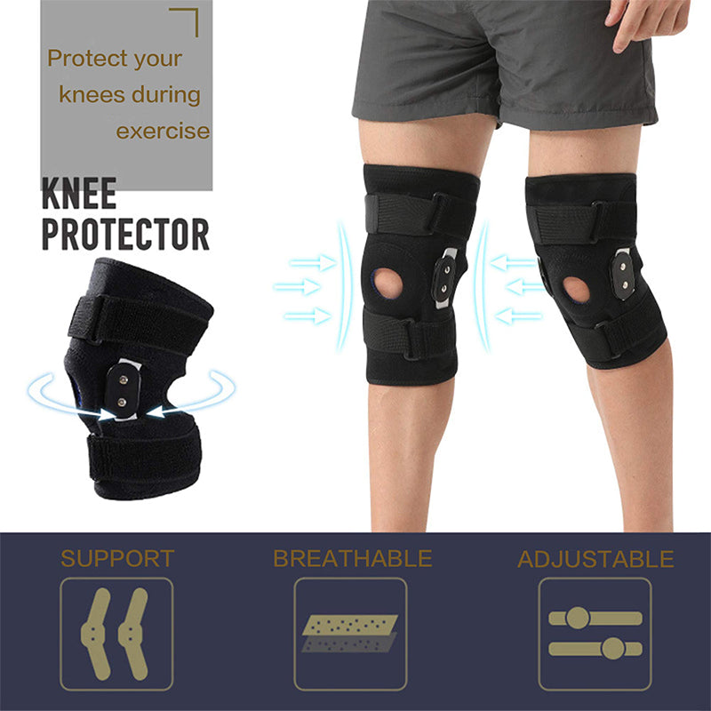 Atmungsaktive, verstellbare Kniebandage