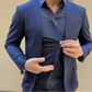 Herren Hemd in Layering-Optik