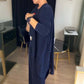 🍂Elegantes 3-teiliges Set aus Longline-Cardigan, Top und Hose