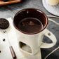 🎄Weihnachtsverkauf 50% RABATT🍫 Handgemachte Schokoladen-Schmelzbecher🎁 Das gemütliche Fondue-Erlebnis