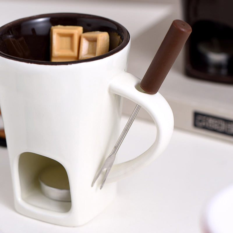 🍫Keramischer Schokoladenfondue-Becher