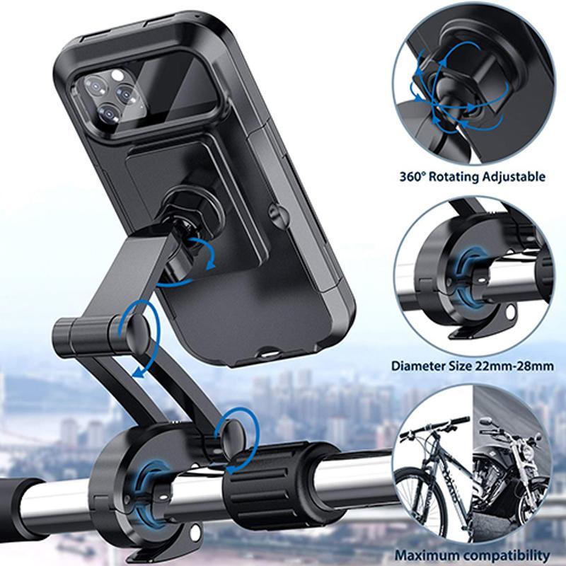 Wasserdichte Fahrrad- und Motorrad-Telefonhalterung