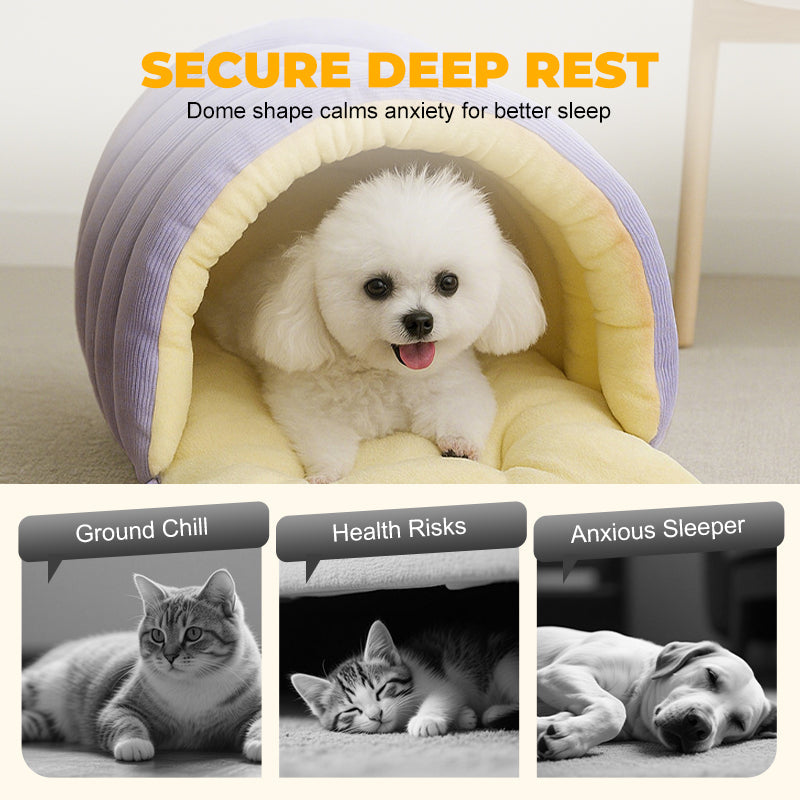 🐶😸Wärme Gemütlicher Komfort  Plüsch-Haustierhöhle