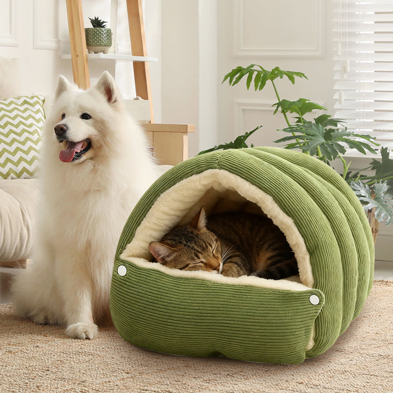 🐶😸Wärme Gemütlicher Komfort  Plüsch-Haustierhöhle
