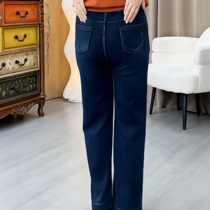 🔥Solange der Vorrat reicht 40 % Rabatt!🎉Damen Freizeitmode Straight-Leg Hosen