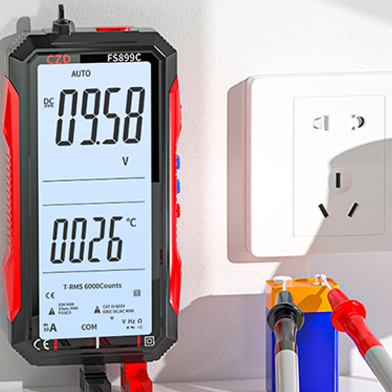 🔧 50% RABATT! ⚡ USB-Aufladbares Digitalmultimeter – Automatische Bereichswahl, LCD-Hintergrundbeleuchtung & Tragbares Design 🔋