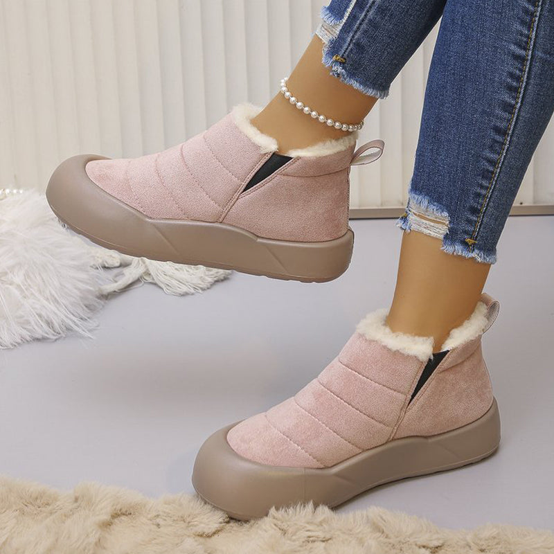 💜 LETZTER TAG DER AKTION – 60% RABATT 💜Wasserdichte Winterstiefel aus Baumwolle mit weicher Sohle