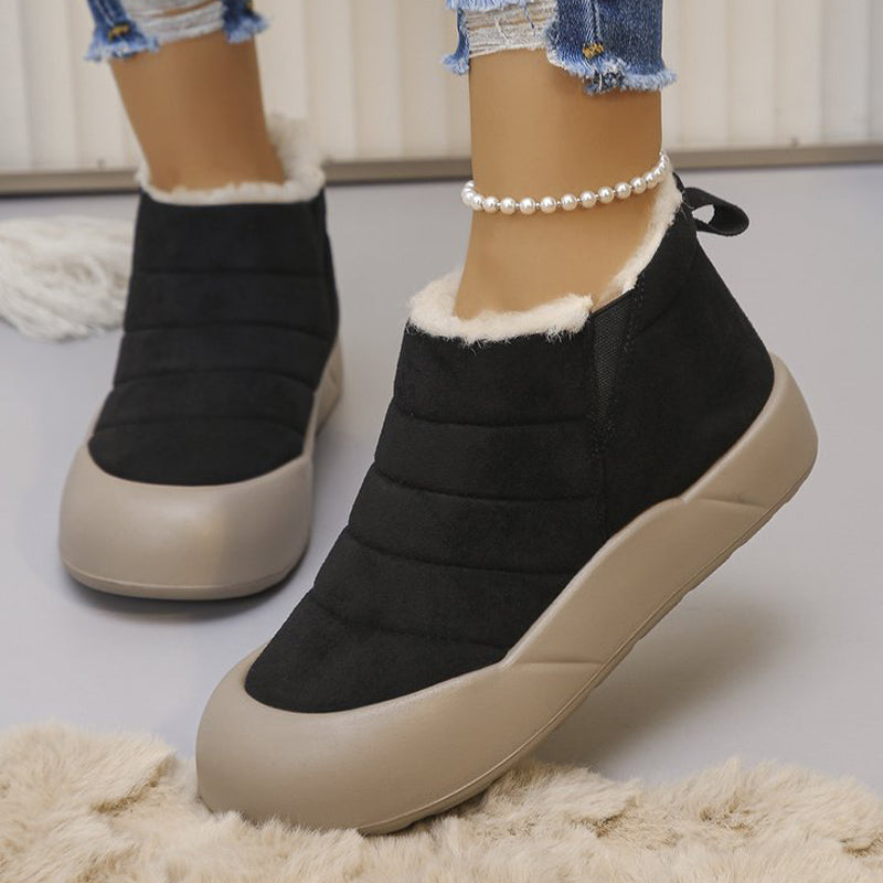💜 LETZTER TAG DER AKTION – 60% RABATT 💜Wasserdichte Winterstiefel aus Baumwolle mit weicher Sohle