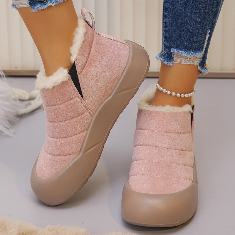 💜 LETZTER TAG DER AKTION – 60% RABATT 💜Wasserdichte Winterstiefel aus Baumwolle mit weicher Sohle