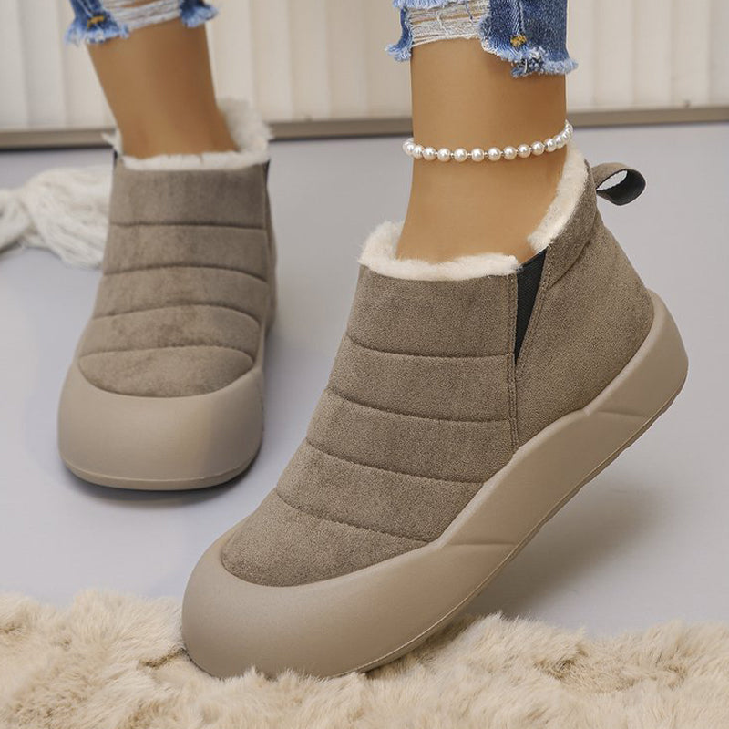 💜 LETZTER TAG DER AKTION – 60% RABATT 💜Wasserdichte Winterstiefel aus Baumwolle mit weicher Sohle