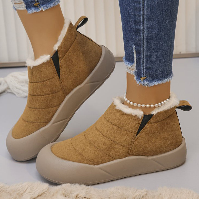 💜 LETZTER TAG DER AKTION – 60% RABATT 💜Wasserdichte Winterstiefel aus Baumwolle mit weicher Sohle