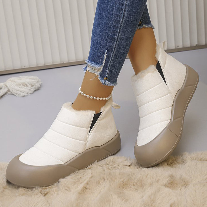 💜 LETZTER TAG DER AKTION – 60% RABATT 💜Wasserdichte Winterstiefel aus Baumwolle mit weicher Sohle