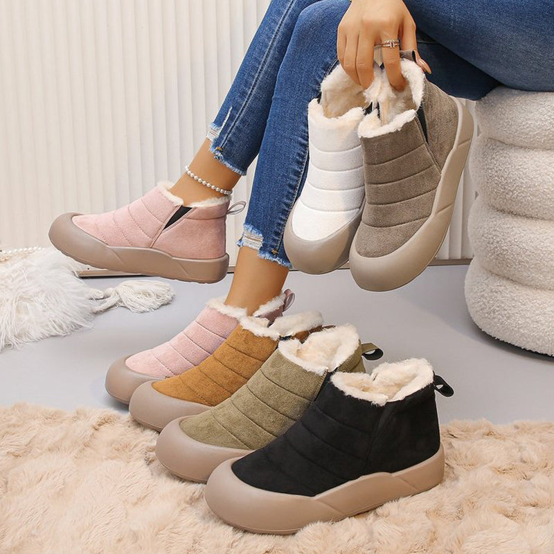 💜 LETZTER TAG DER AKTION – 60% RABATT 💜Wasserdichte Winterstiefel aus Baumwolle mit weicher Sohle