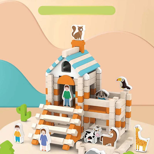 🔥Solange der Vorrat reicht 30 % Rabatt!🎉Pädagogische Holzbausteine