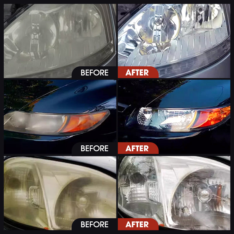 🚗 KAUFEN 2 ERHALTEN 3! ✨ 180ml Autoscheinwerfer-Restaurator - Professionelle Politur mit UV-Schutz für Klare Sicht bei Nacht 🌙🔧