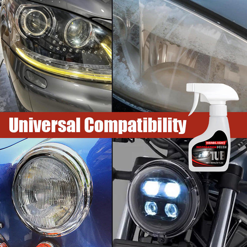 🚗 KAUFEN 2 ERHALTEN 3! ✨ 180ml Autoscheinwerfer-Restaurator - Professionelle Politur mit UV-Schutz für Klare Sicht bei Nacht 🌙🔧