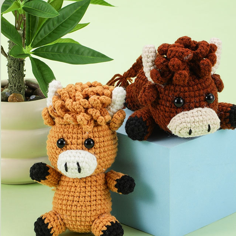 🔥Solange der Vorrat reicht 60 % Rabatt!🎉DIY-Set zum Handstricken von Tieren für Anfänger