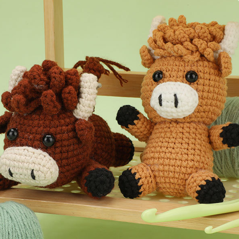 🔥Solange der Vorrat reicht 60 % Rabatt!🎉DIY-Set zum Handstricken von Tieren für Anfänger
