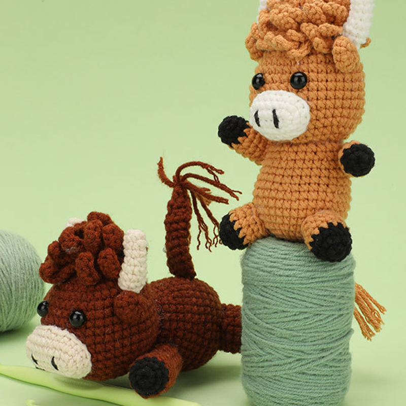 🔥Solange der Vorrat reicht 60 % Rabatt!🎉DIY-Set zum Handstricken von Tieren für Anfänger