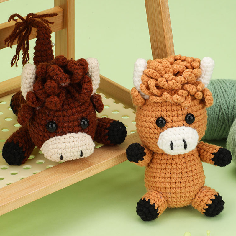 🔥Solange der Vorrat reicht 60 % Rabatt!🎉DIY-Set zum Handstricken von Tieren für Anfänger