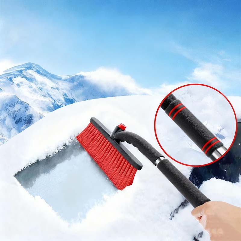 🪥❄️ Multifunktionale Auto-Schneebürste mit Eiskratzer
