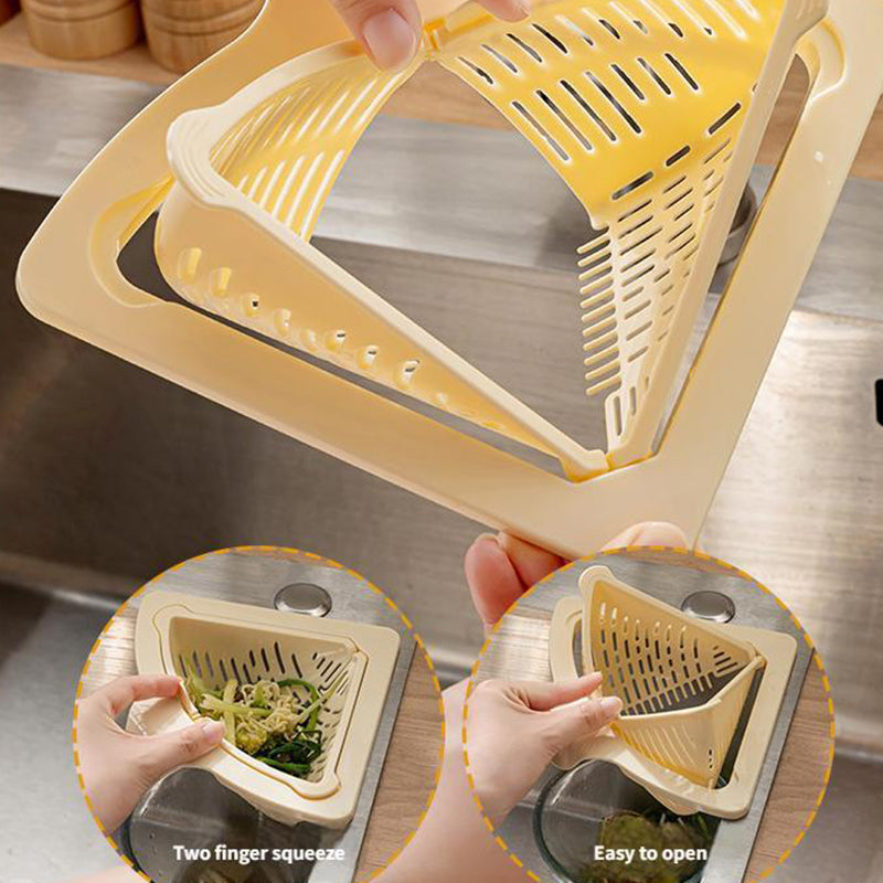 🔥Solange der Vorrat reicht 50% Rabatt!🎉Magnetic Suction Space-Saving Corner Sink Strainer
