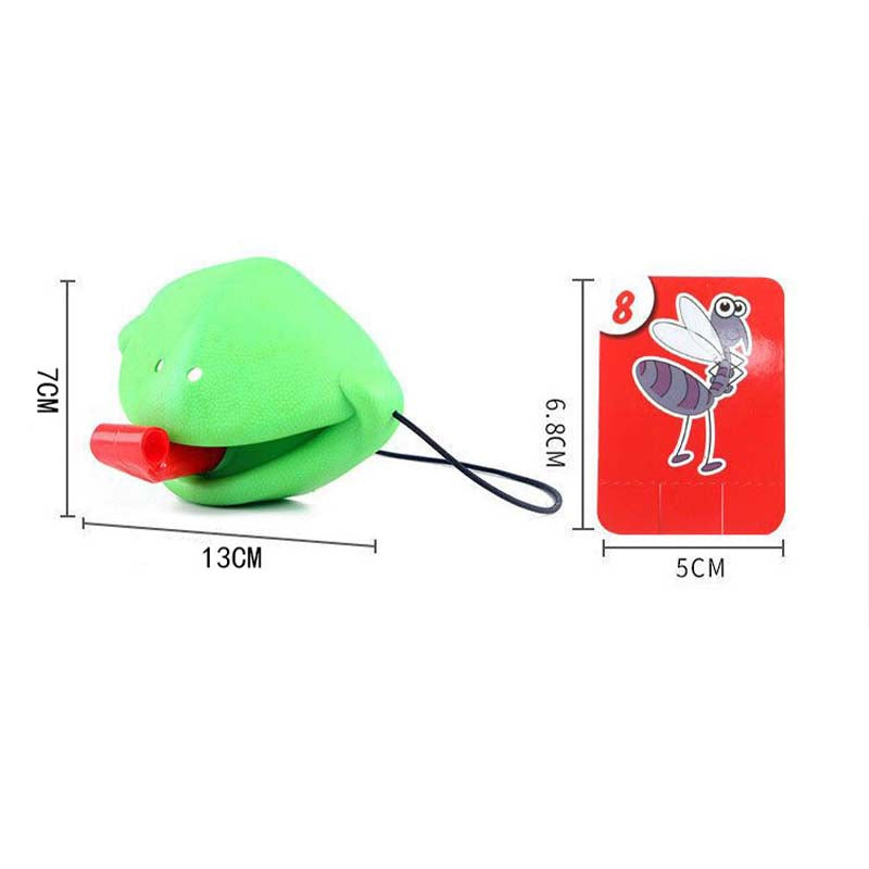 👪Lustiges Spiel mit der Froschzungen-Maske