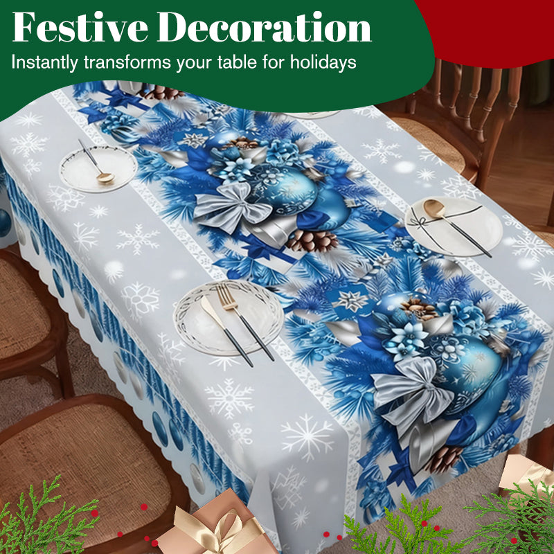 🔥Solange der Vorrat reicht 50 % Rabatt!🎉Stilvolle Tischdecke mit Weihnachtsmotiv