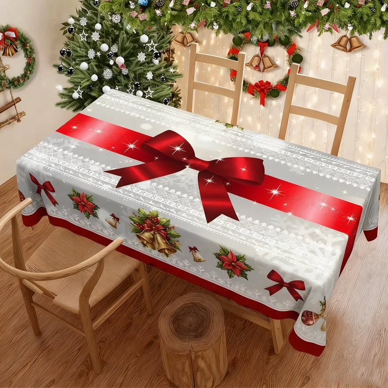 🔥Solange der Vorrat reicht 50 % Rabatt!🎉Stilvolle Tischdecke mit Weihnachtsmotiv
