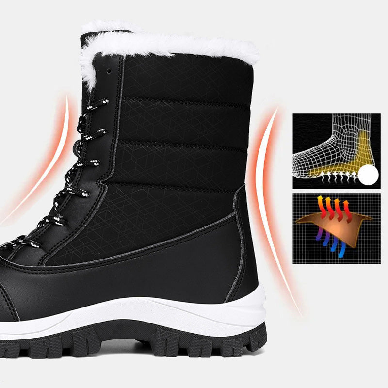 👢 60% RABATT! ❄️ Wasserdichte Damen-Winterstiefel – Wärmeisoliert, Rutschfest & Ganzjahreskomfort 🧥