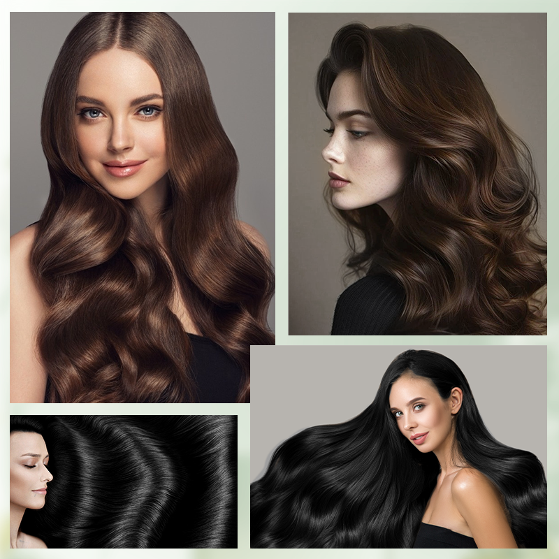 💇‍♀️ KAUFE 2, ERHALTE 1 GRATIS! 🌈 Langzeit-Haarfarben-Set - Graue Haare abdecken ohne Kopfhautschäden ✨🧴