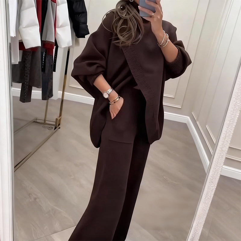 🔥Black-Friday-Mega-Angebot – 50 % Rabatt!🔥Damen Oversize-Pullover & Hose Set