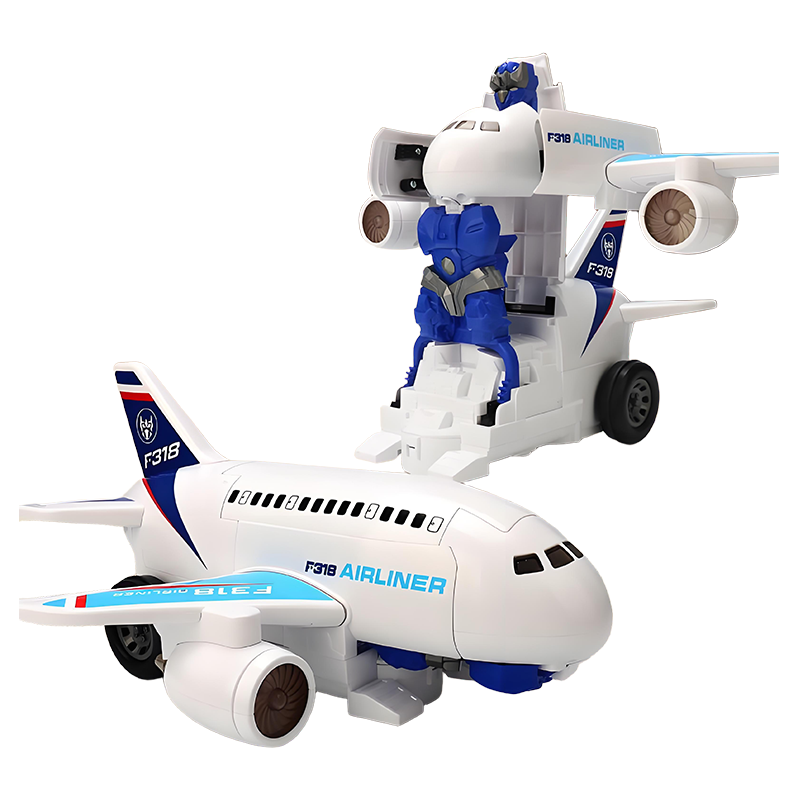 🎁JETZT 50 % RABATT! 🎅 2-in-1-Elektroflugzeug-Roboter – verwandelbar & ferngesteuert, perfekt für Kinder und als Weihnachtsgeschenk ✨