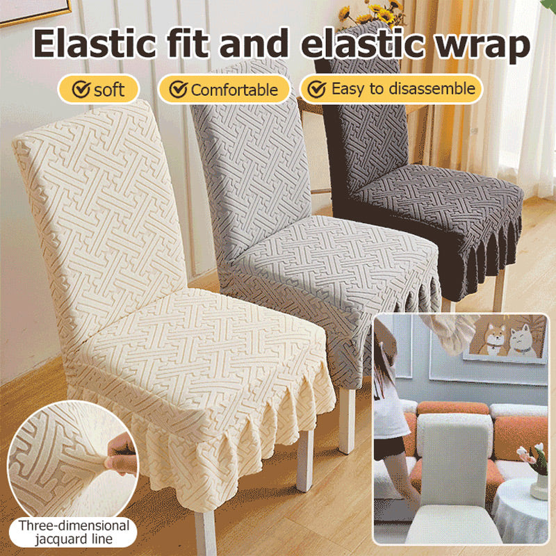 💖Black-Friday-Mega-Angebot – 50 % Rabatt!💖Stuhlbezug im neuen Stil mit Jacquard-Kissenaufsatz