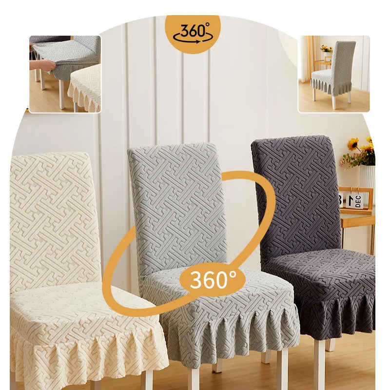 💖Black-Friday-Mega-Angebot – 50 % Rabatt!💖Stuhlbezug im neuen Stil mit Jacquard-Kissenaufsatz