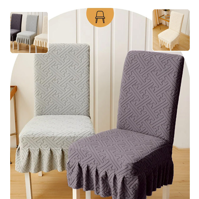 💖Black-Friday-Mega-Angebot – 50 % Rabatt!💖Stuhlbezug im neuen Stil mit Jacquard-Kissenaufsatz