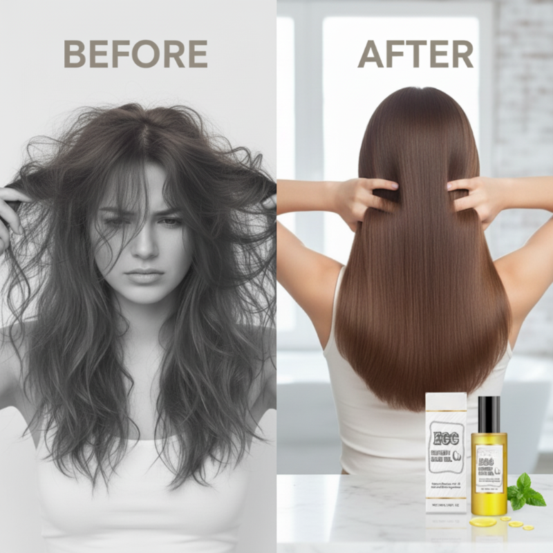 💆‍♀️ KAUF 2 ERHALT 3! ✨ HAARREPARATUROEL MIT EIPROTEIN - Intensive Feuchtigkeit & Glanz, Stärkt die Haarstruktur, Für Geschmeidiges und Gesundes Haar 🌿🧴