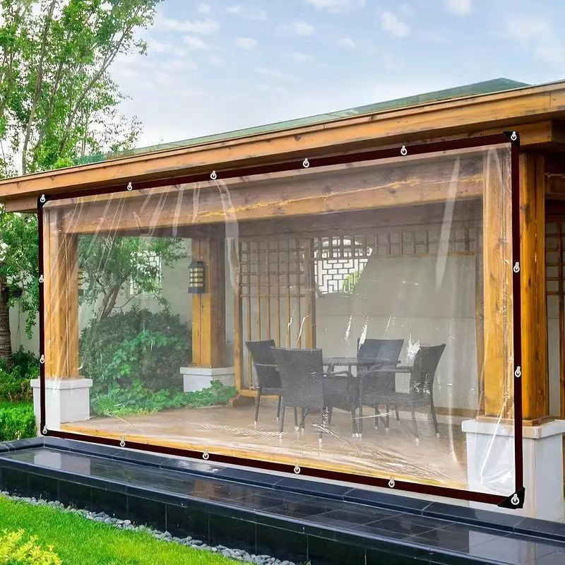 ⏳50 % Rabatt für kurze Zeit⏰Hochbelastbare transparente wasserdichte isolierte Plane🛡️🌧️