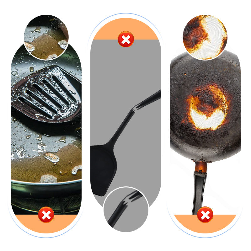 Hitzebeständiger Küchenspatel aus lebensmittelechtem Silikon