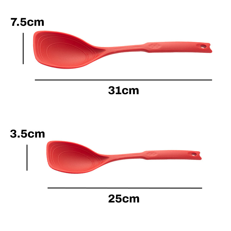 Hitzebeständiger Küchenspatel aus lebensmittelechtem Silikon