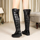 ⏳Limitierte Auflage💥👢Wintersoft-Plush-Stiefelette mit Schleiche🎁
