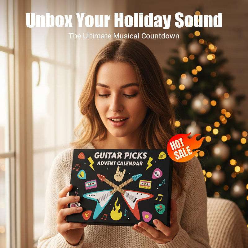 🔥Solange der Vorrat reicht 50 % Rabatt!🎉24-tägiger Weihnachts-Gitarrenpick-Adventskalender