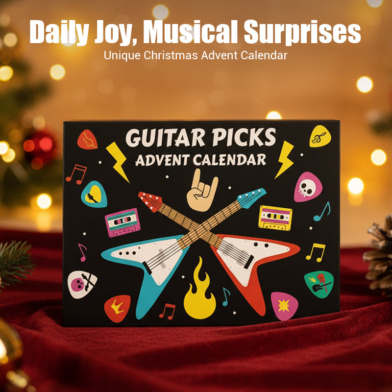 🔥Solange der Vorrat reicht 50 % Rabatt!🎉24-tägiger Weihnachts-Gitarrenpick-Adventskalender