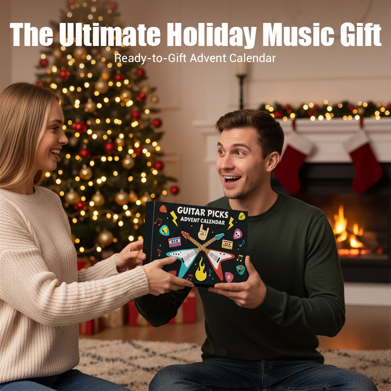 🔥Solange der Vorrat reicht 50 % Rabatt!🎉24-tägiger Weihnachts-Gitarrenpick-Adventskalender