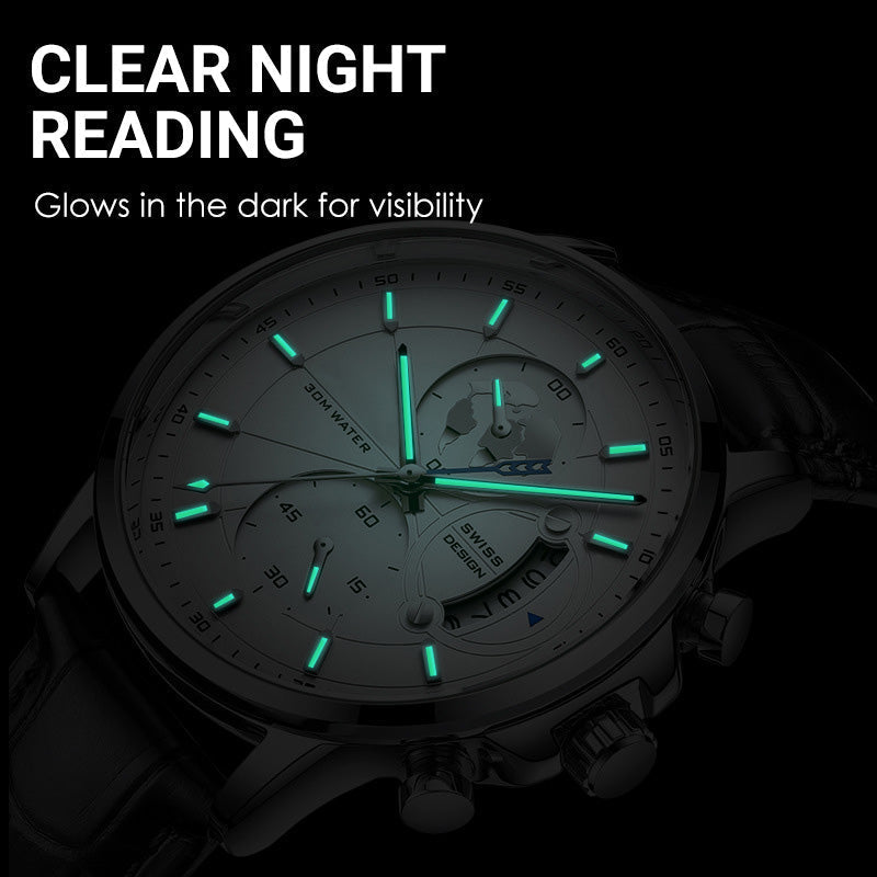 🔥Heißer Verkauf 50% Rabatt🌍Herrenuhr mit Globusmotiv im maritimen Stil