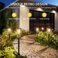 🌙✨ Solar-Gartenleuchte im Retro-Design: 2+1 GRATIS! 🏡💡 Filament-Optik, IP65 wasserdicht & 14 Std. Leuchtdauer für gemütliche Sommerabende