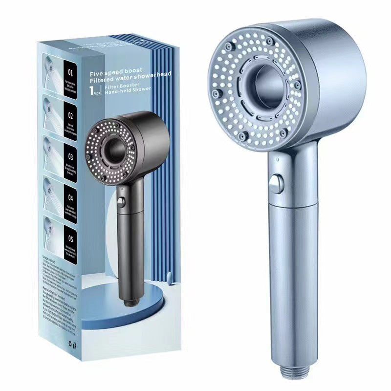 🚿 50 % RABATT! 💦 HOCHDRUCK-DUSCHKOPF – 5 Strahlarten und sofortige Installation, wassersparendes Design mit Anti-Kalk-Technologie, Spa-Erlebnis zu Hause 🌟🛁