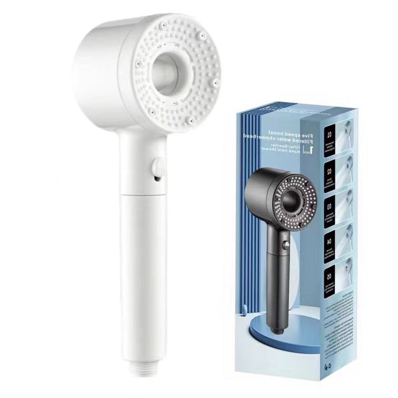🚿 50% RABATT! 🎉 Hochdruck-Duschkopf – 5 Strahlarten, Wassersparend & Anti-Kalk 💦📦