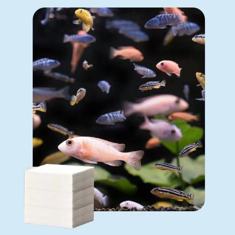 Aquarium-Wasserklärungsblätter