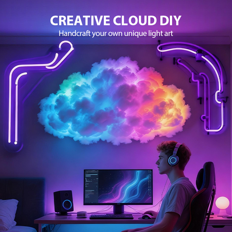 💖Black-Friday-Mega-Angebot – 50 % Rabatt!💖DIY-Gewitterwolken-LED-Lichtdekoration mit USB-Stromversorgung